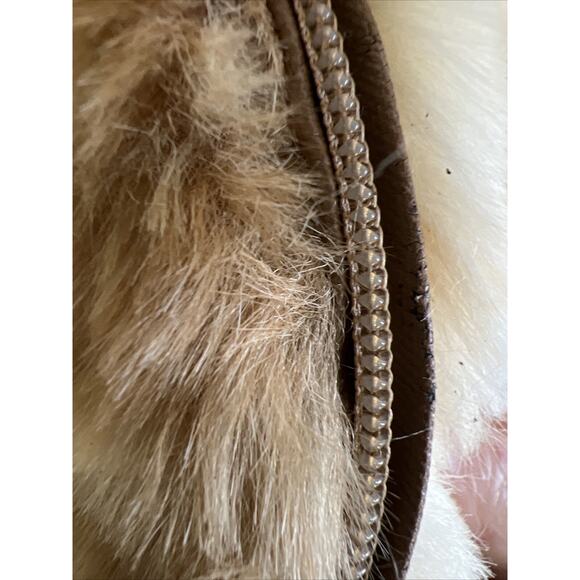 Donna Salyers Fabulous Furs Caramel Cream Color Fox Rabbit Faux Size XL READ - Picture 8 of 16